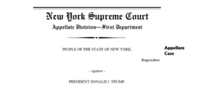 Landmark Files Brief in NY Appeals Court Defending President Trump